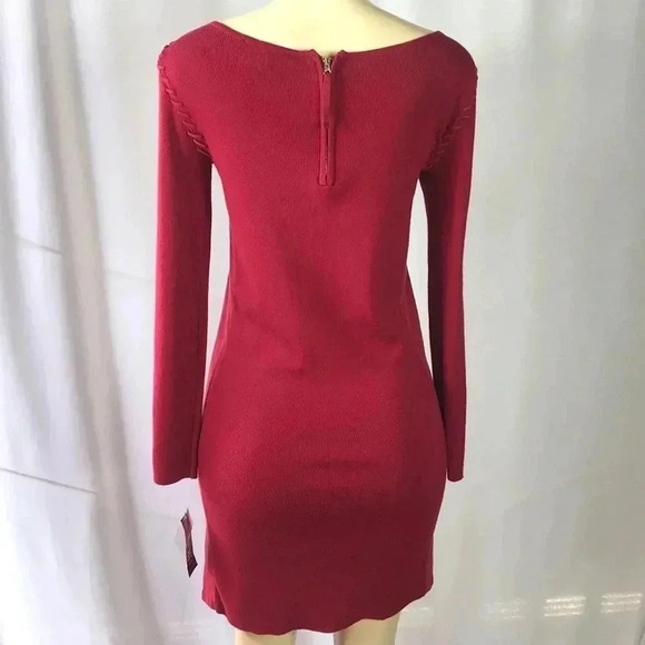 I.N.C. International Concepts Beauty Berry Dress Size P/P Zipper Neck New - Picture 4 of 6